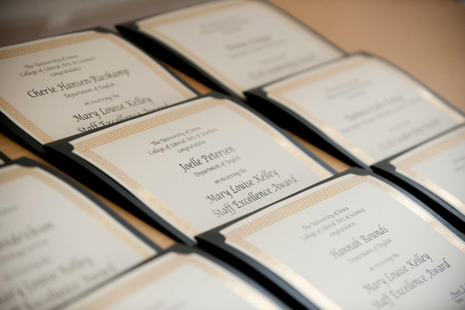 awards certificates
