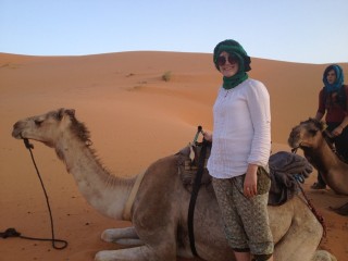 Meghan and camel