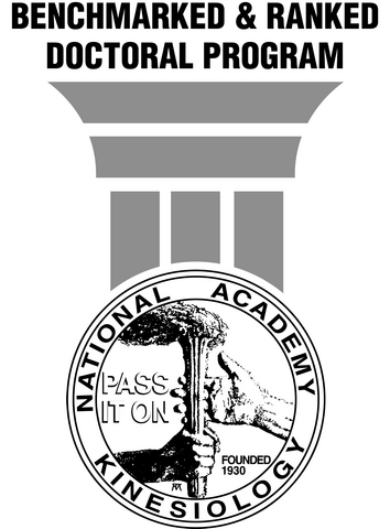 National Academy of Kinesiology ranked doctoral program badge