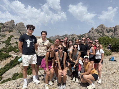 Lucas Carr led a course of 20 students in Spain, where they learned about the preventative side of health and wellness through cultural immersion.