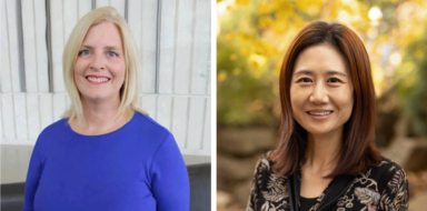 Abbey Dvorak (left) and Sun Joo Lee (right)