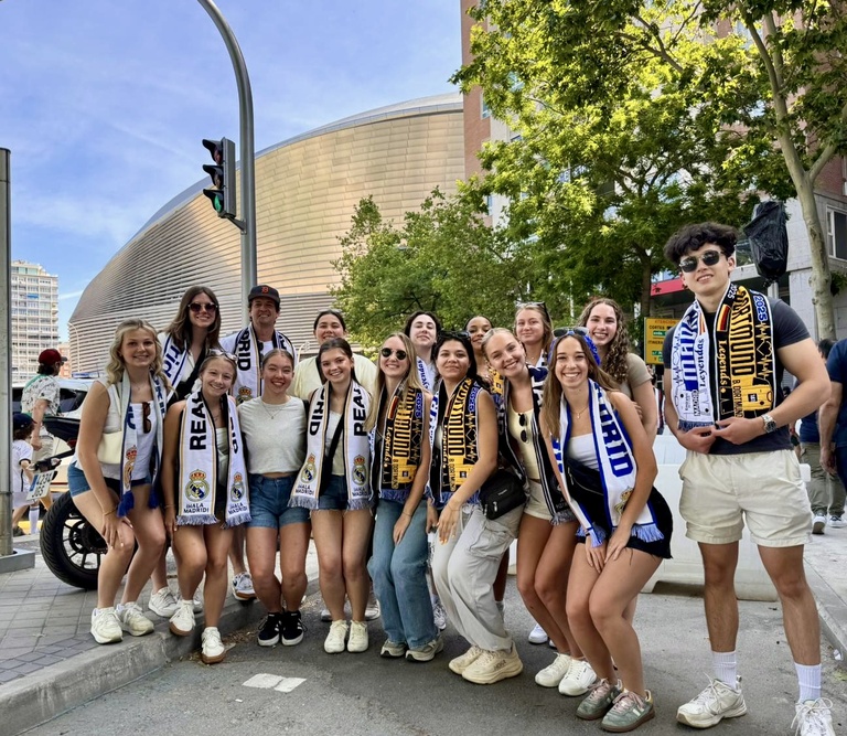 Lucas Carr led a course of 20 students in Spain, where they learned about the preventative side of health and wellness through cultural immersion.