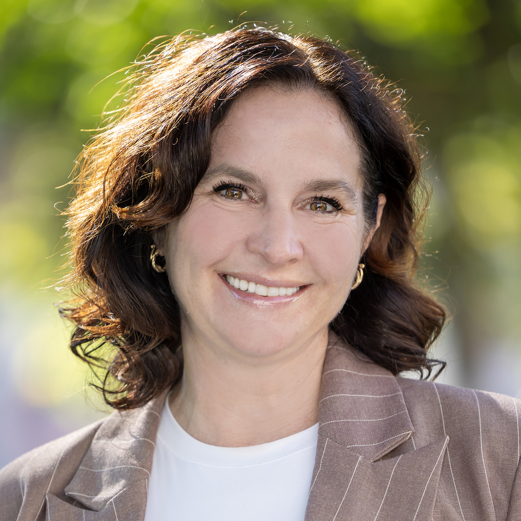 Dean Sara Sanders, exterior on the Pentacrest