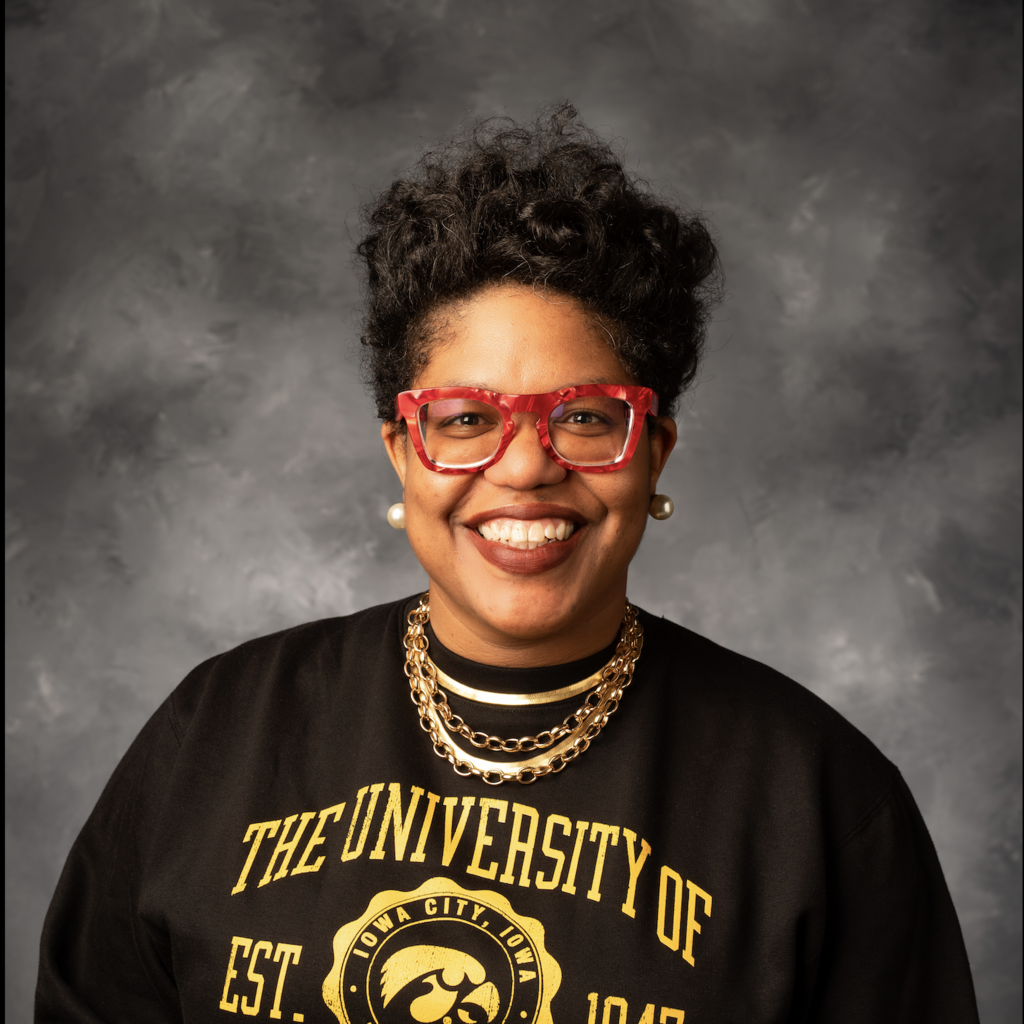 A headshot of University of Iowa associate professor Tara Bynum.