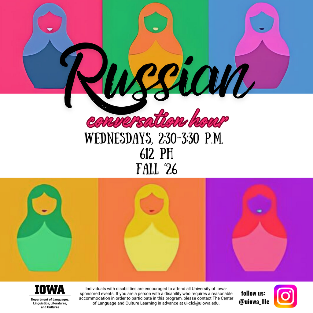 Russian Conversation Hours Fall '26 promotional image