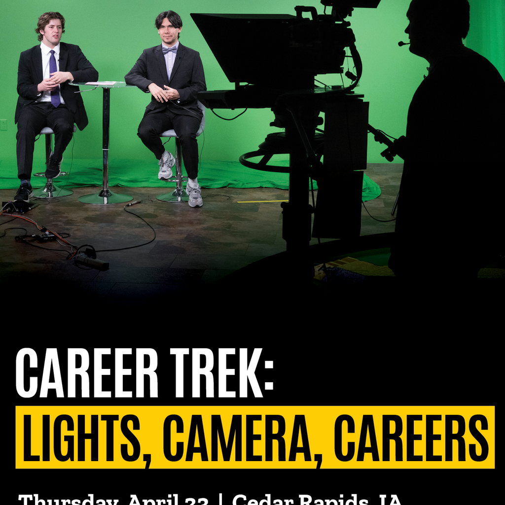 Lights, Camera, Careers: Arts & Media Career Trek promotional image