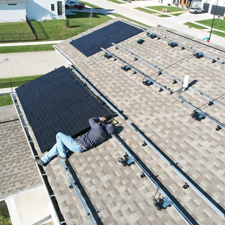 Alex Hoffman, a CLAS alum, recently started his own solar energy company.