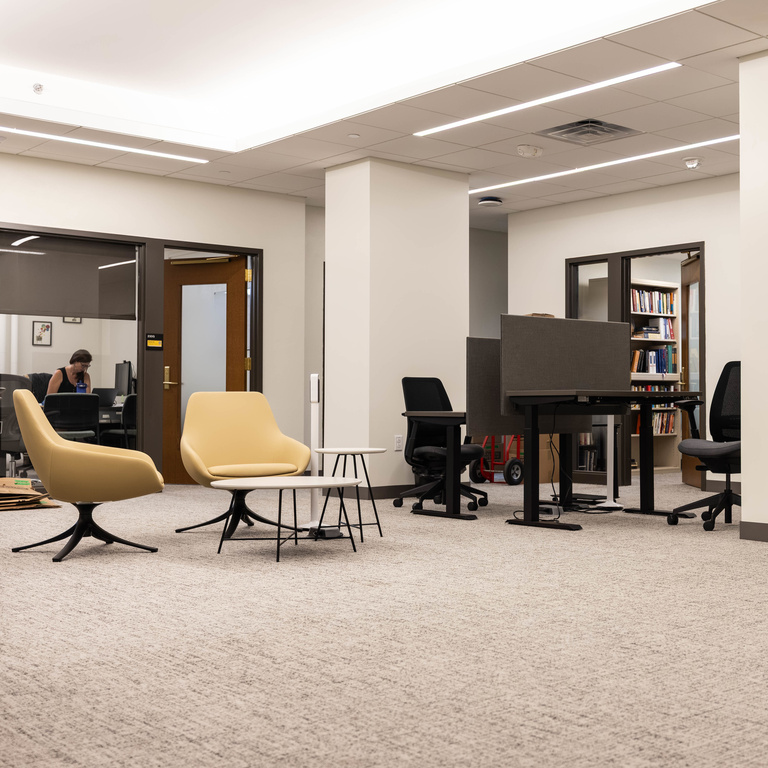 Jessup Hall newly renovated lounge