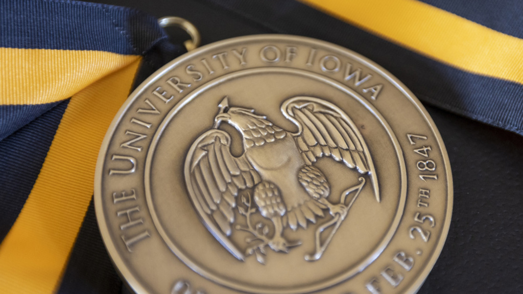 College of Liberal Arts and Sciences 2021-2022 Faculty Awards medal