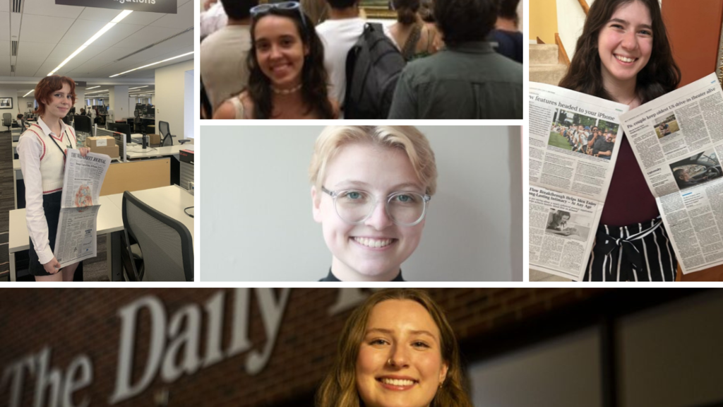 collage of internship recipients