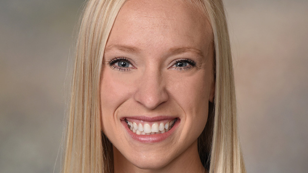 A profile photograph of Ericka Muhlbauer