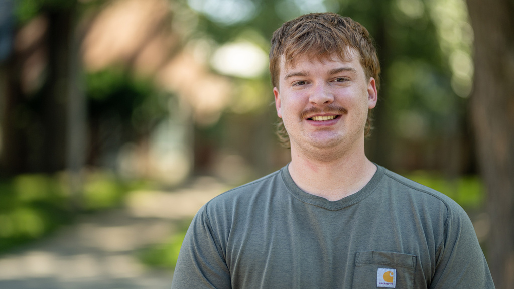 A headshot of University of Iowa student Nick Ascher.