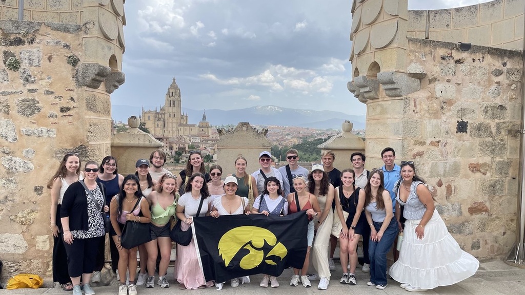 Gorup photo of trip to Spain