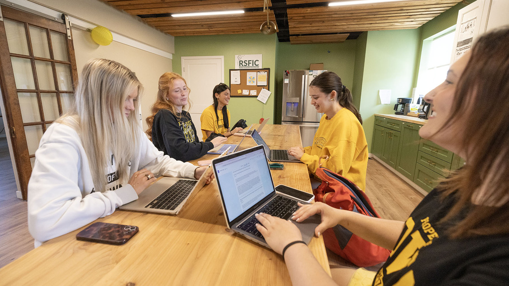 students at internships