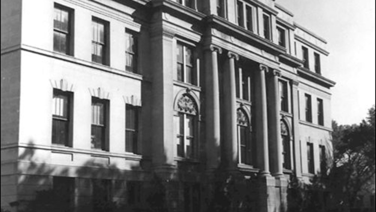 Exterior of Schaeffer Hall