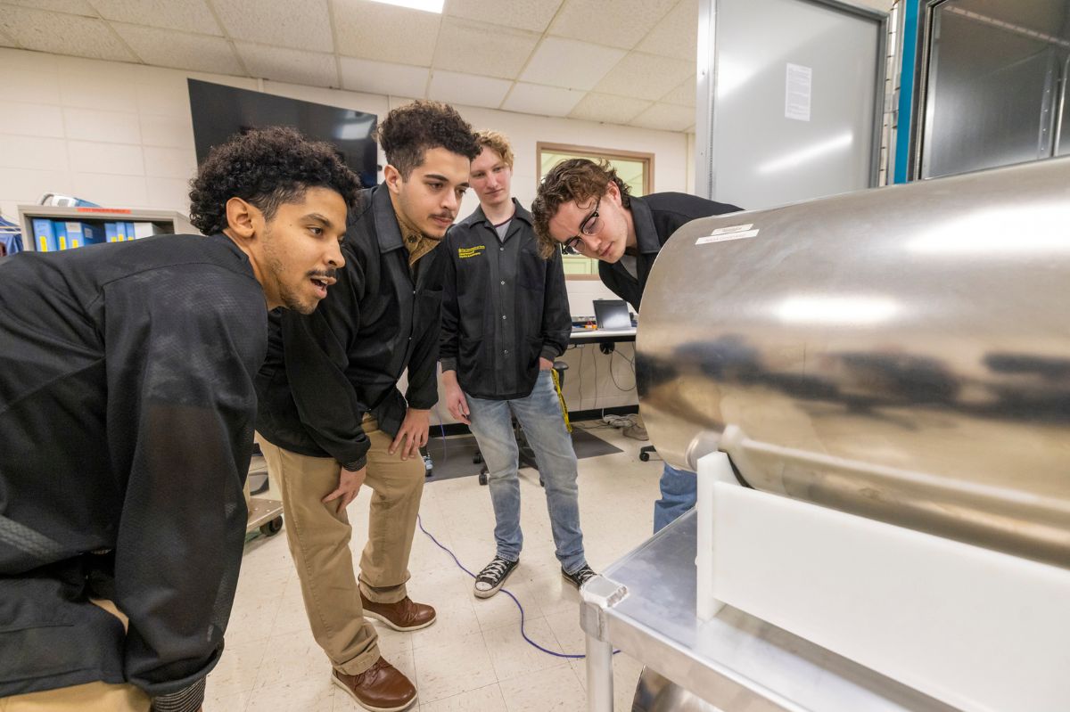 Faculty and students work on the TRACERS mission instruments