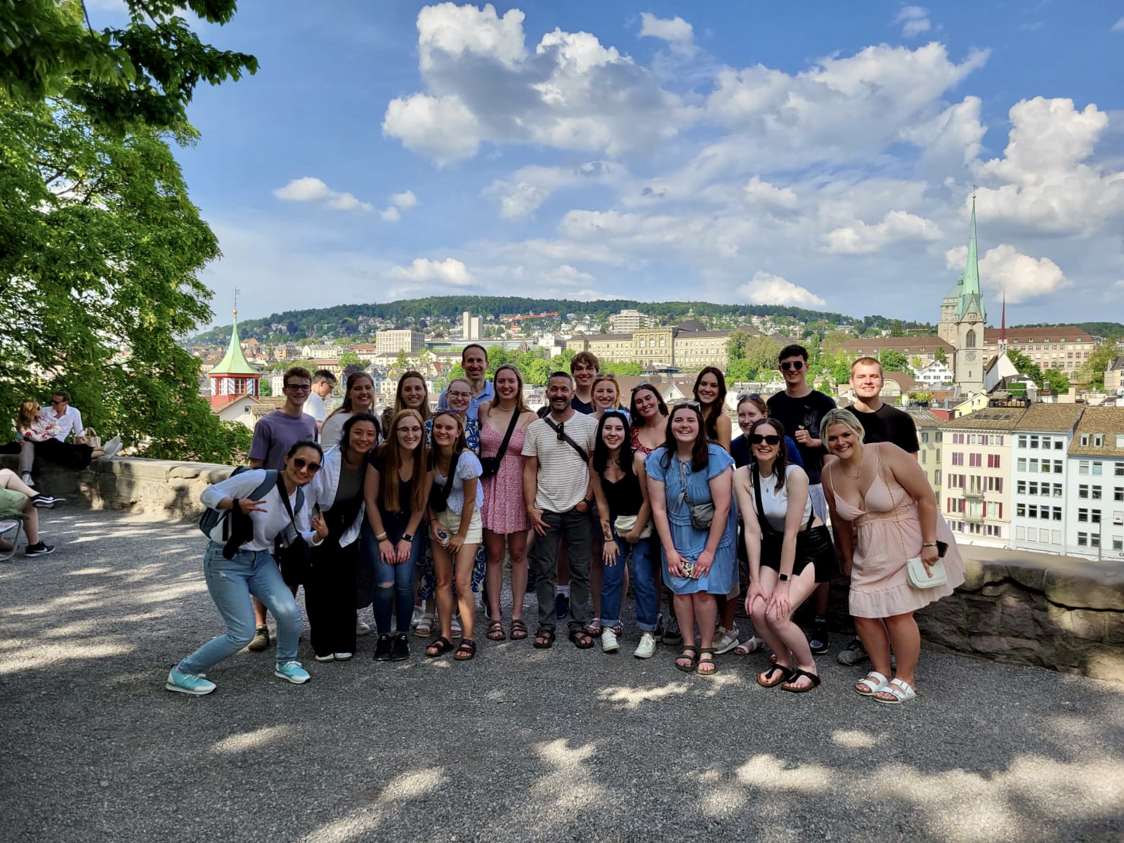 Students travel with CLAS faculty and staff as part of a sustainable chemistry course.