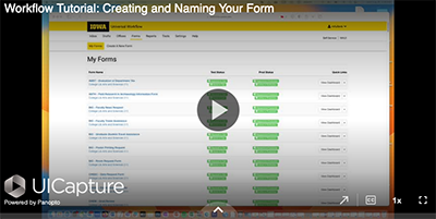 Workflow Screenshot "How to create a new workflow form.