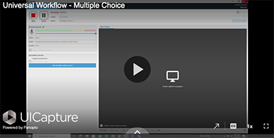 Image of Universal Workflow "How to create a multiple choice on your form.